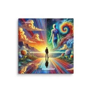 The Outsider - Canvas Album Cover - 8 inch