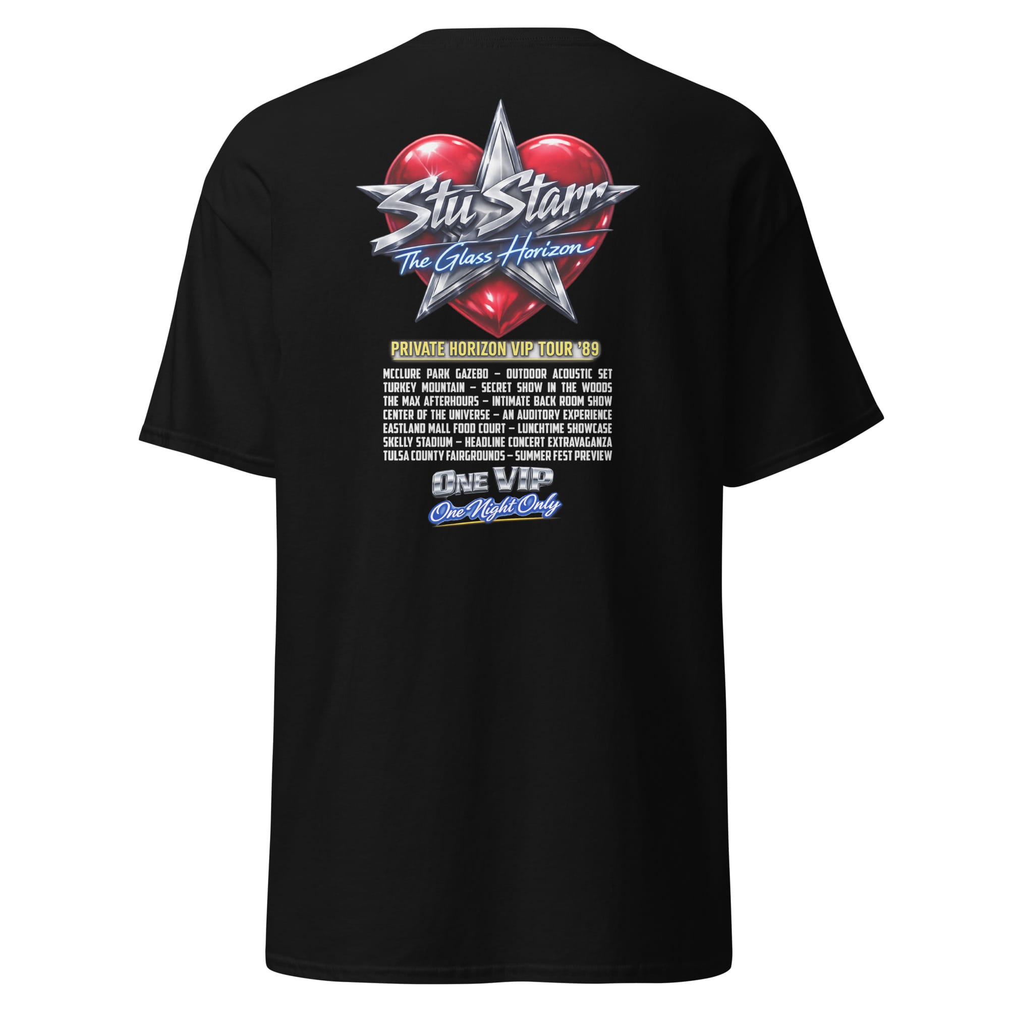 Stu Starr — Private Horizon VIP Tour '89 Unisex Classic Tee - Image 7