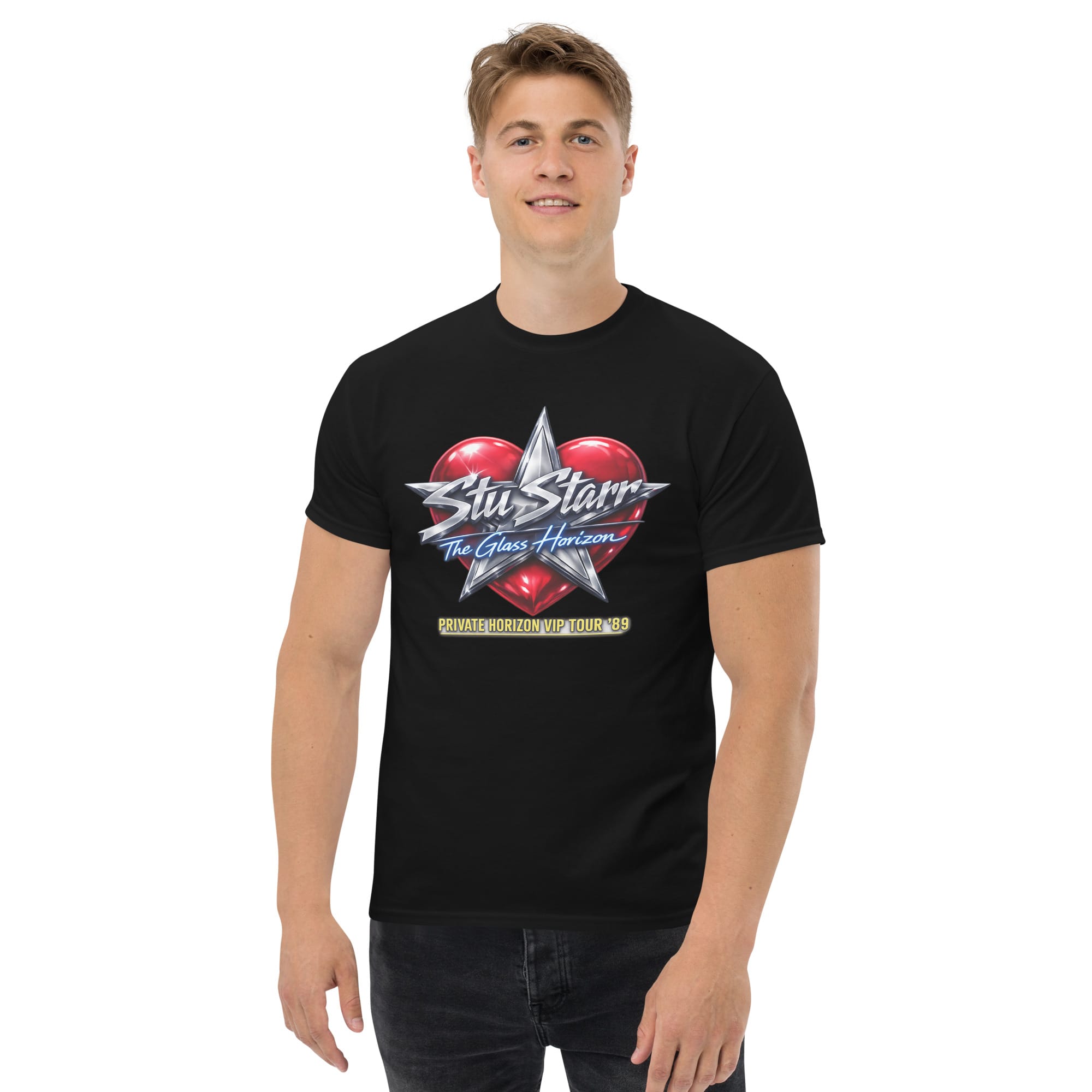 Stu Starr — Private Horizon VIP Tour '89 Unisex Classic Tee - Image 3