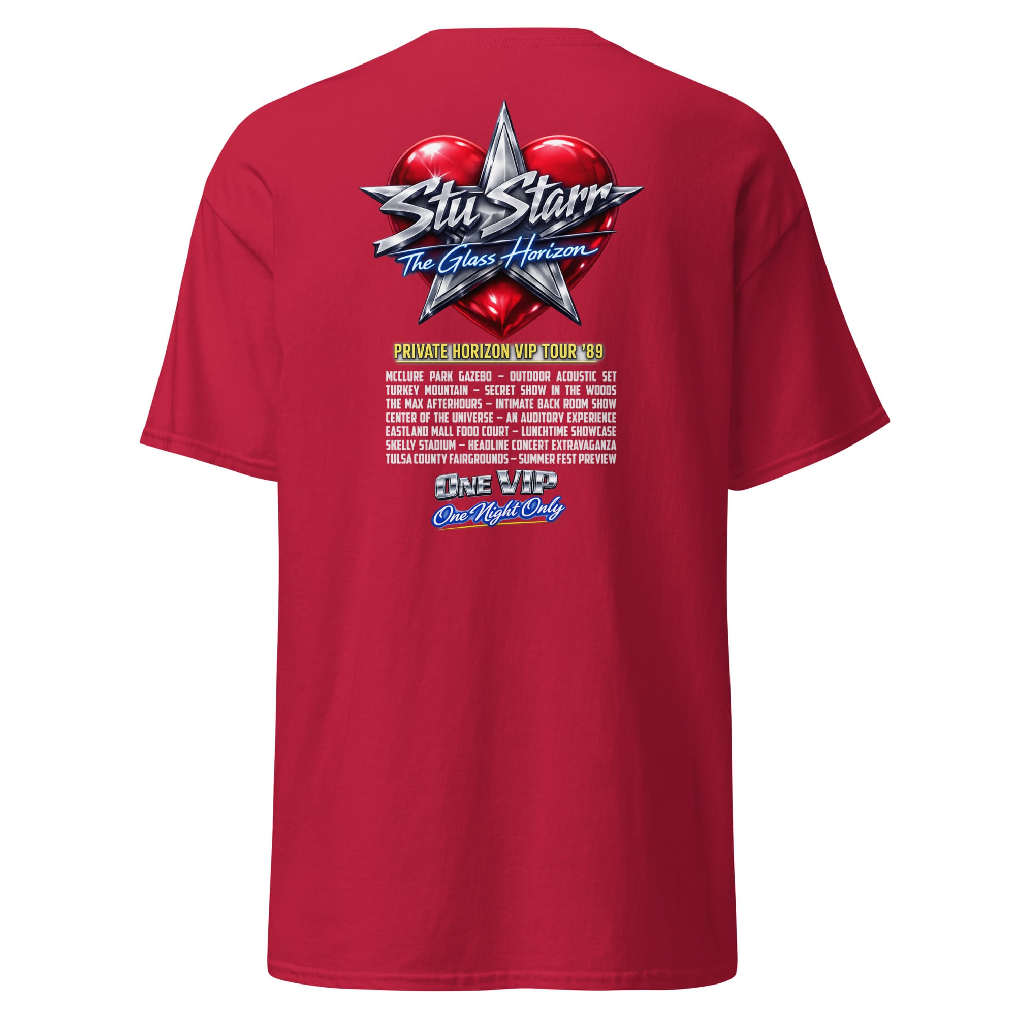 Stu Starr — Private Horizon VIP Tour '89 Unisex Classic Tee - Image 2