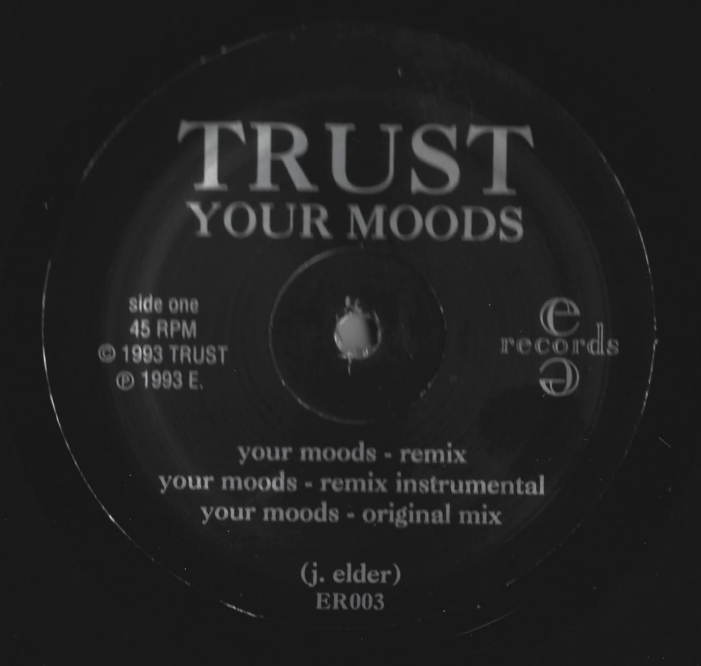 Trust - Your Moods - Side A - 12" Single