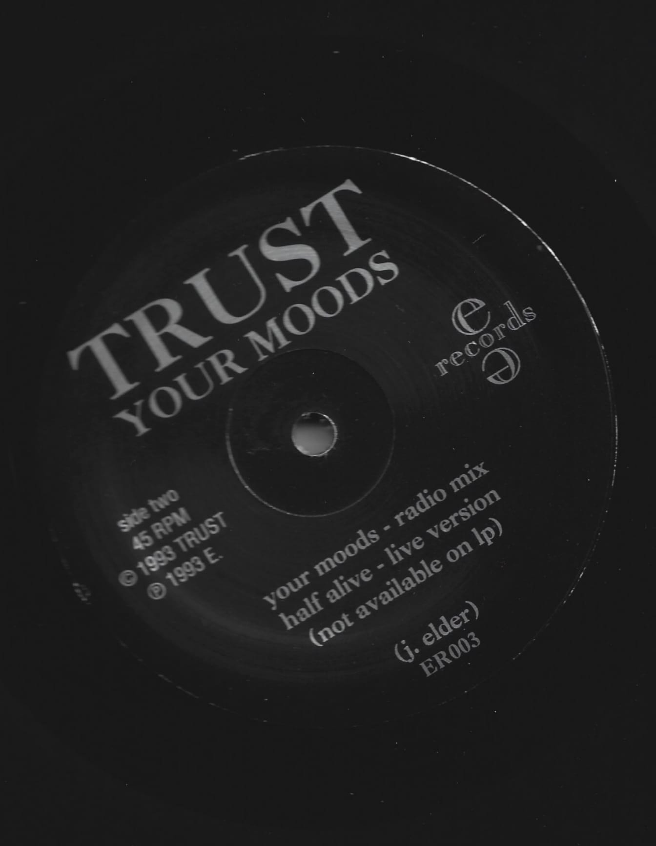 Trust - Your Moods - Side B - 12" Single