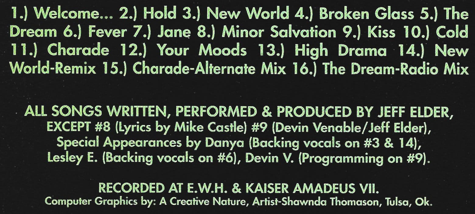 Frustrated Housewives CD Track Listing