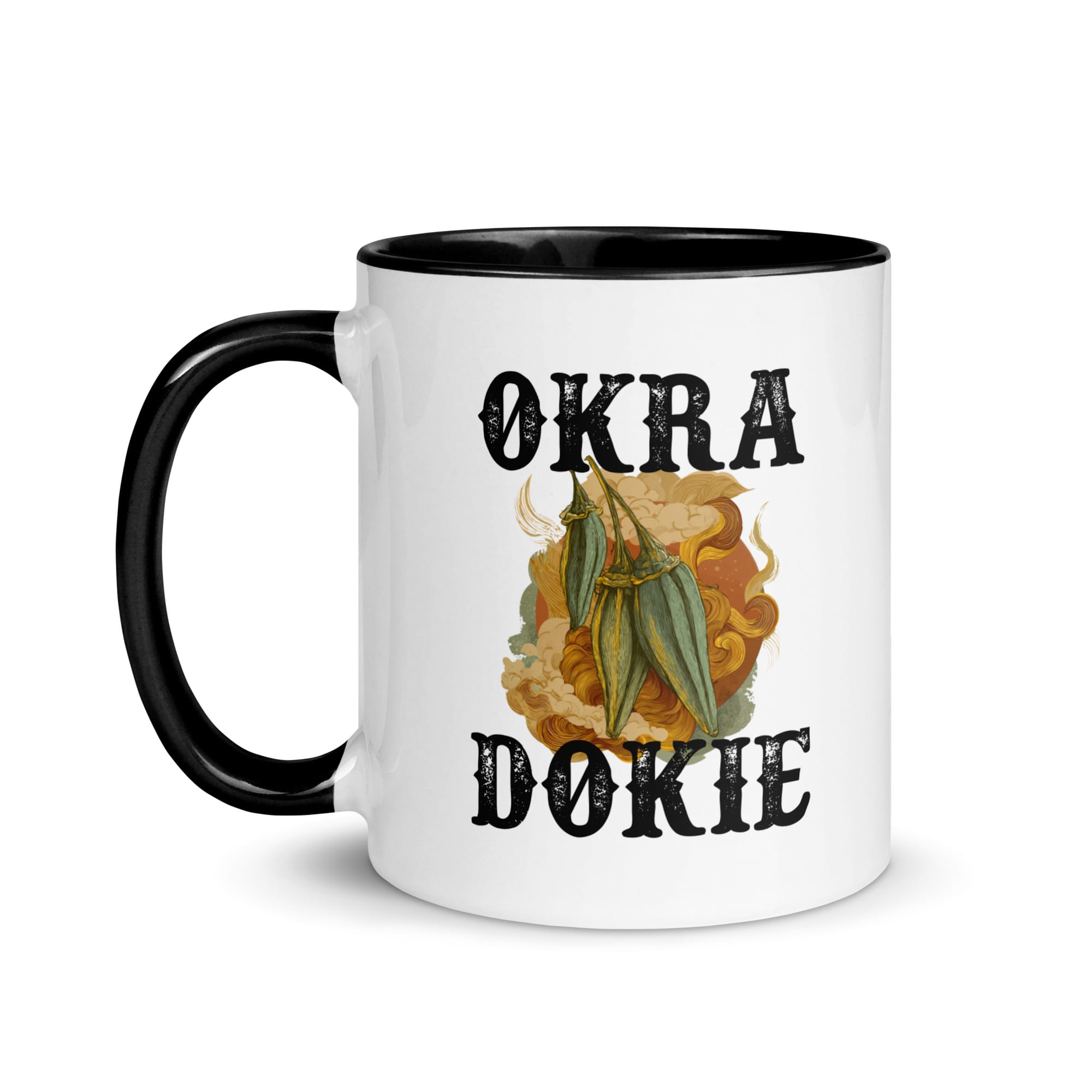Okra Dokie Mug with Color Inside - Image 6