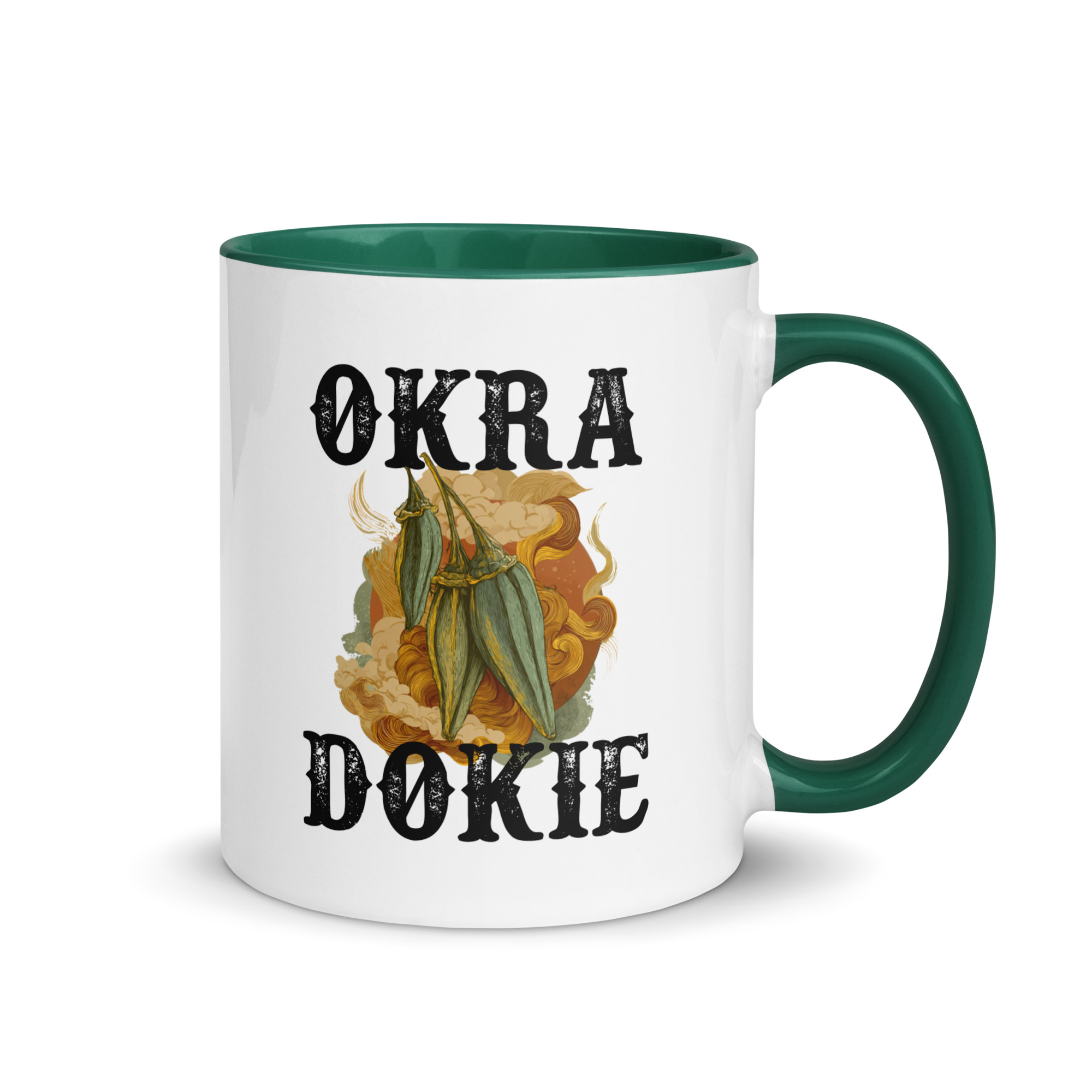 Okra Dokie Mug with Color Inside - Image 10