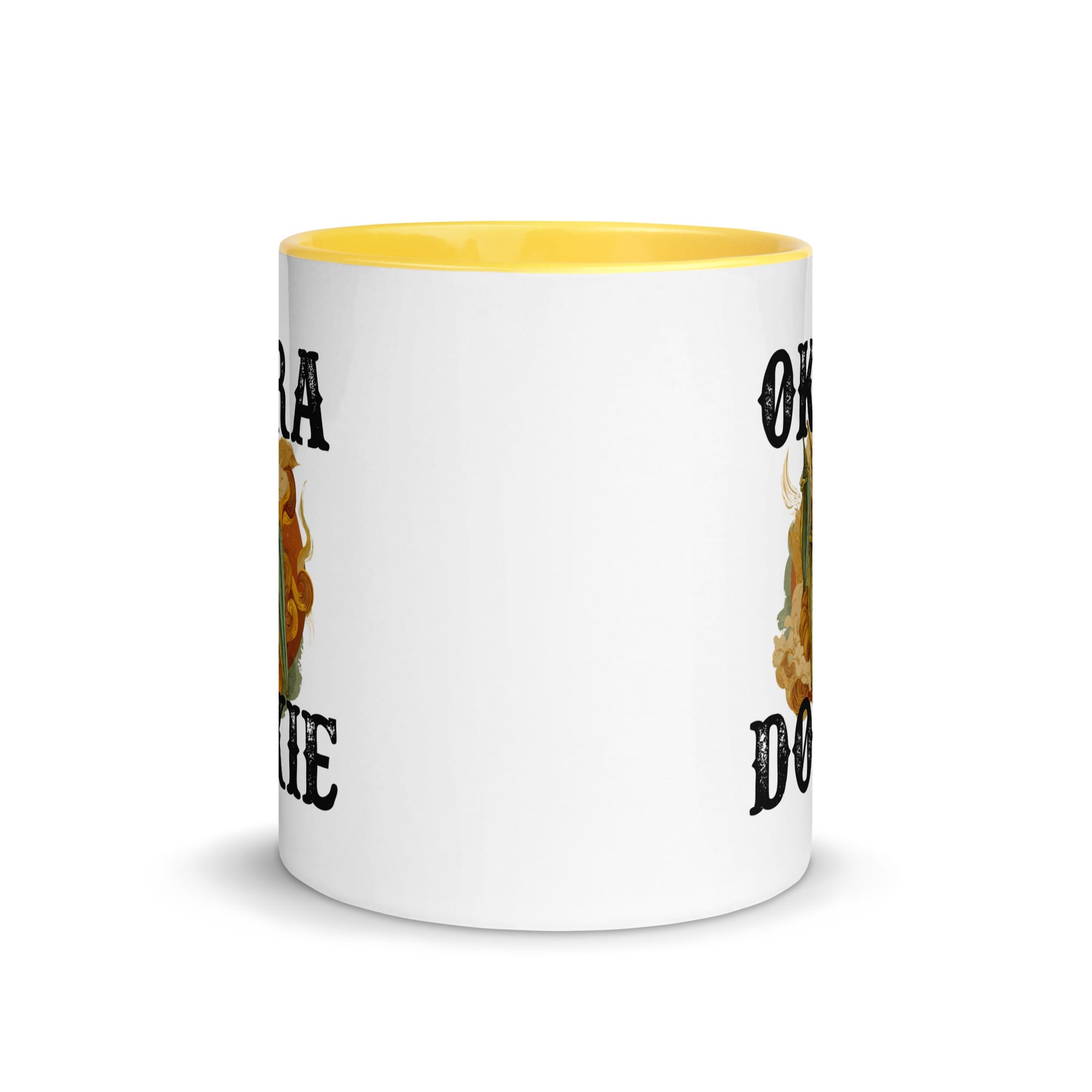 Okra Dokie Mug with Color Inside - Image 5