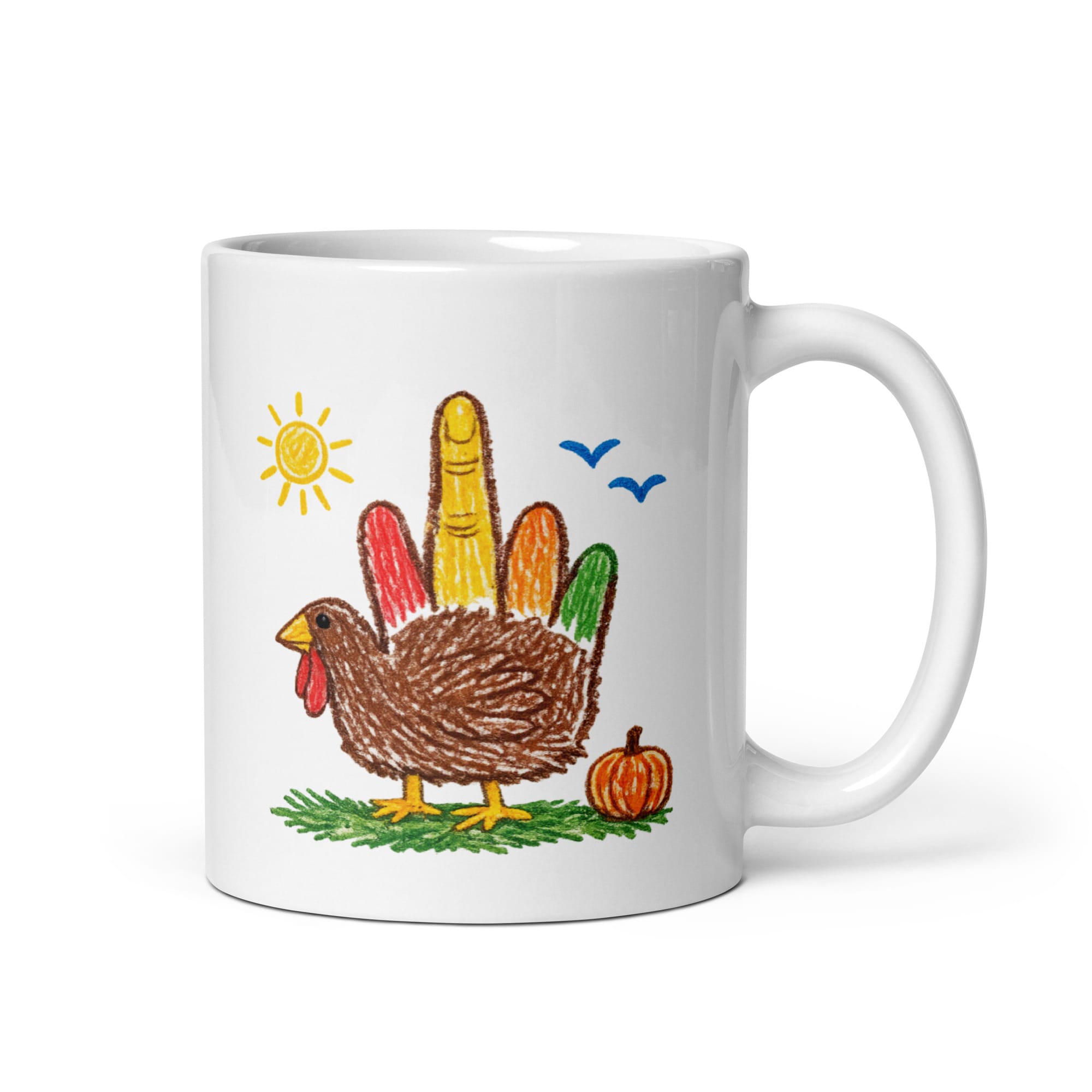 The Hand Turkey Salute Mug - Image 2